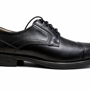 Florsheim Men’s 7D Black Leather Cap Toe Oxford Dress Shoes Comfortech